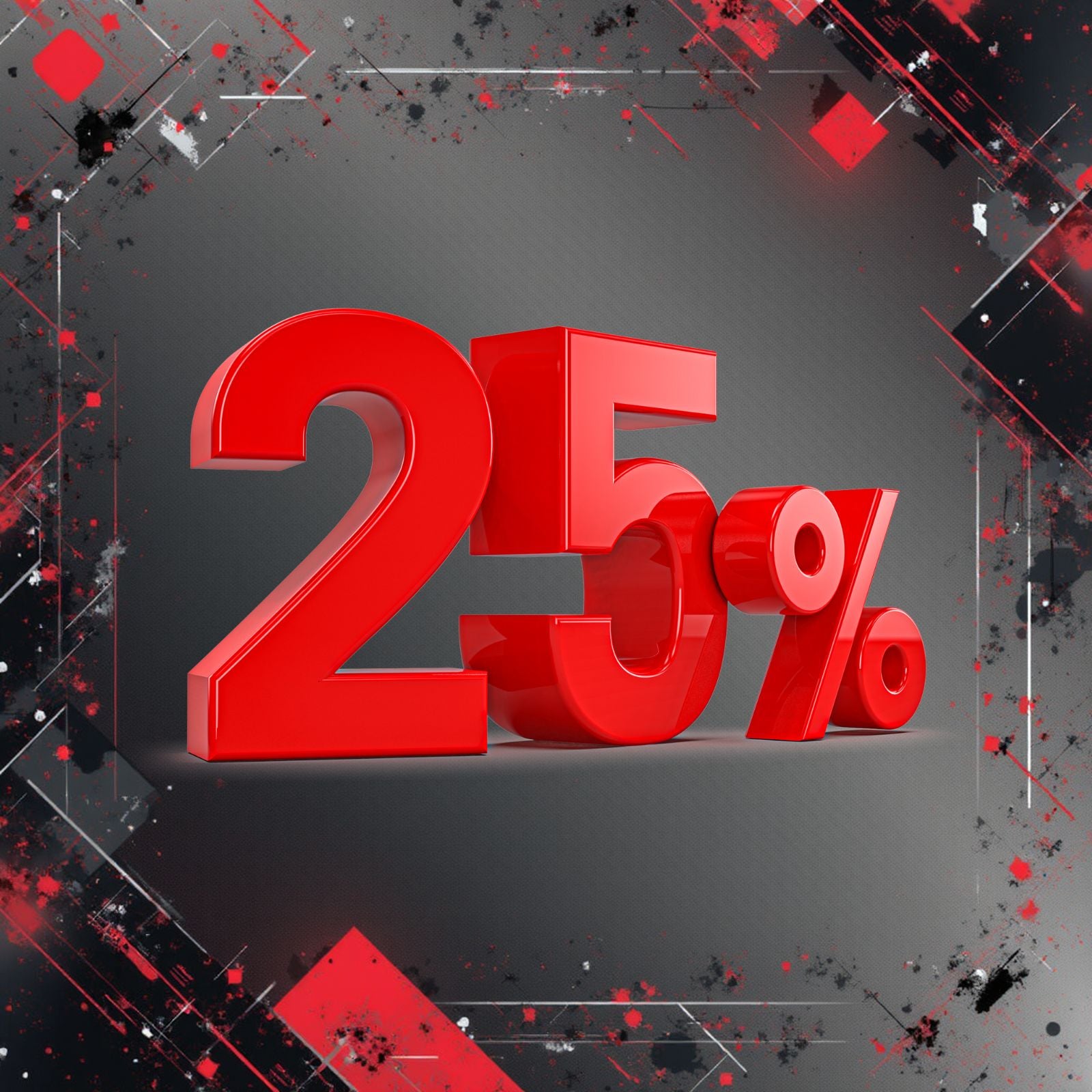 Rabattbild mit roter 25%
