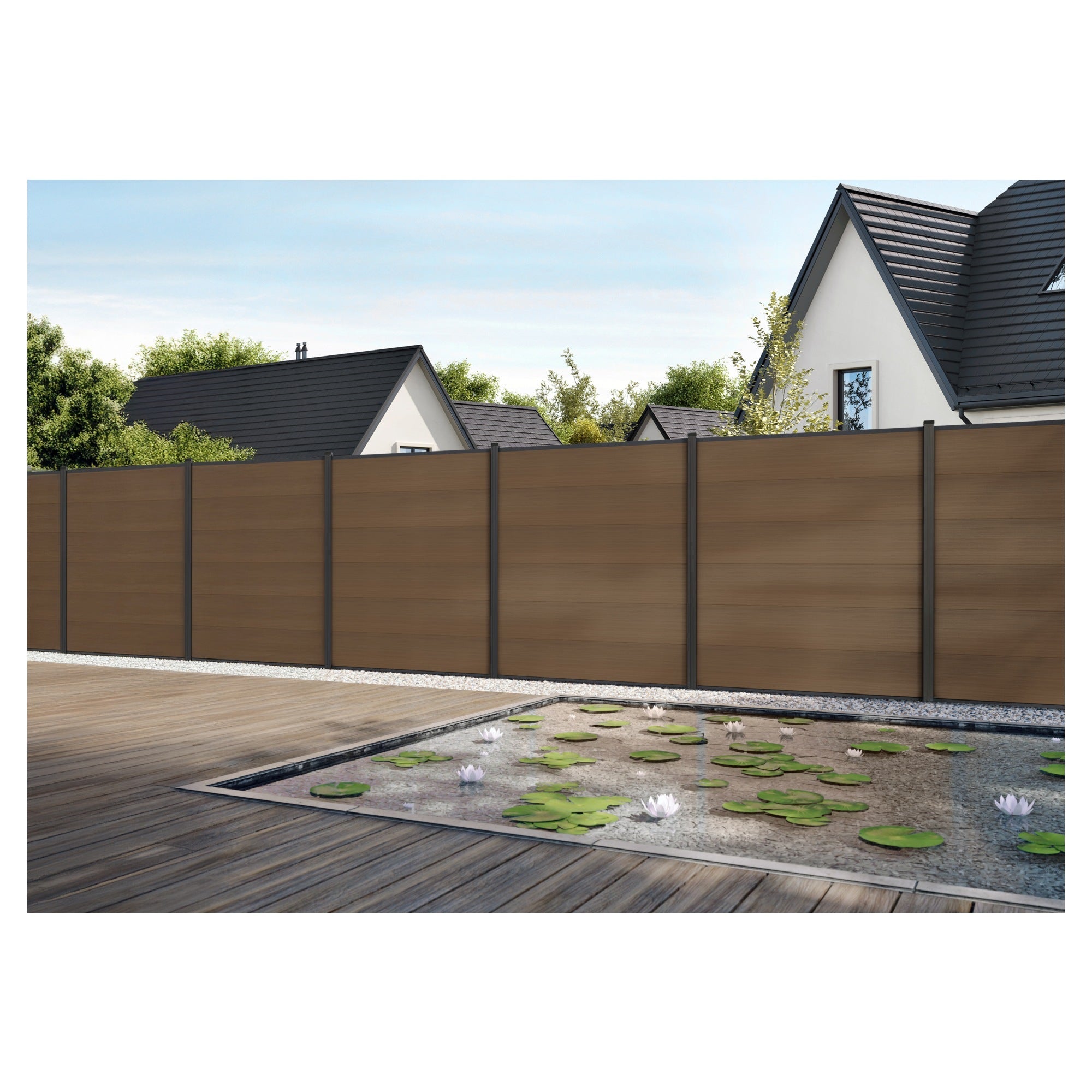 MAX - XL WPC - Zaun Erweiterungsset - zaunes