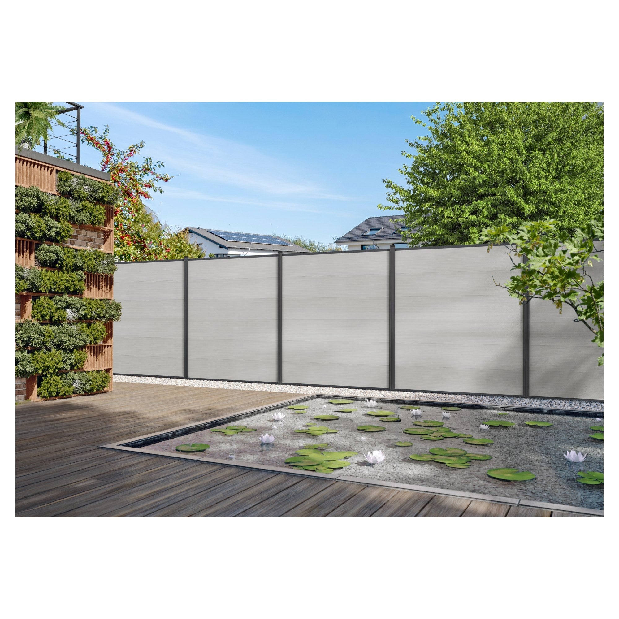 MAX - XL WPC - Zaun Erweiterungsset - zaunes