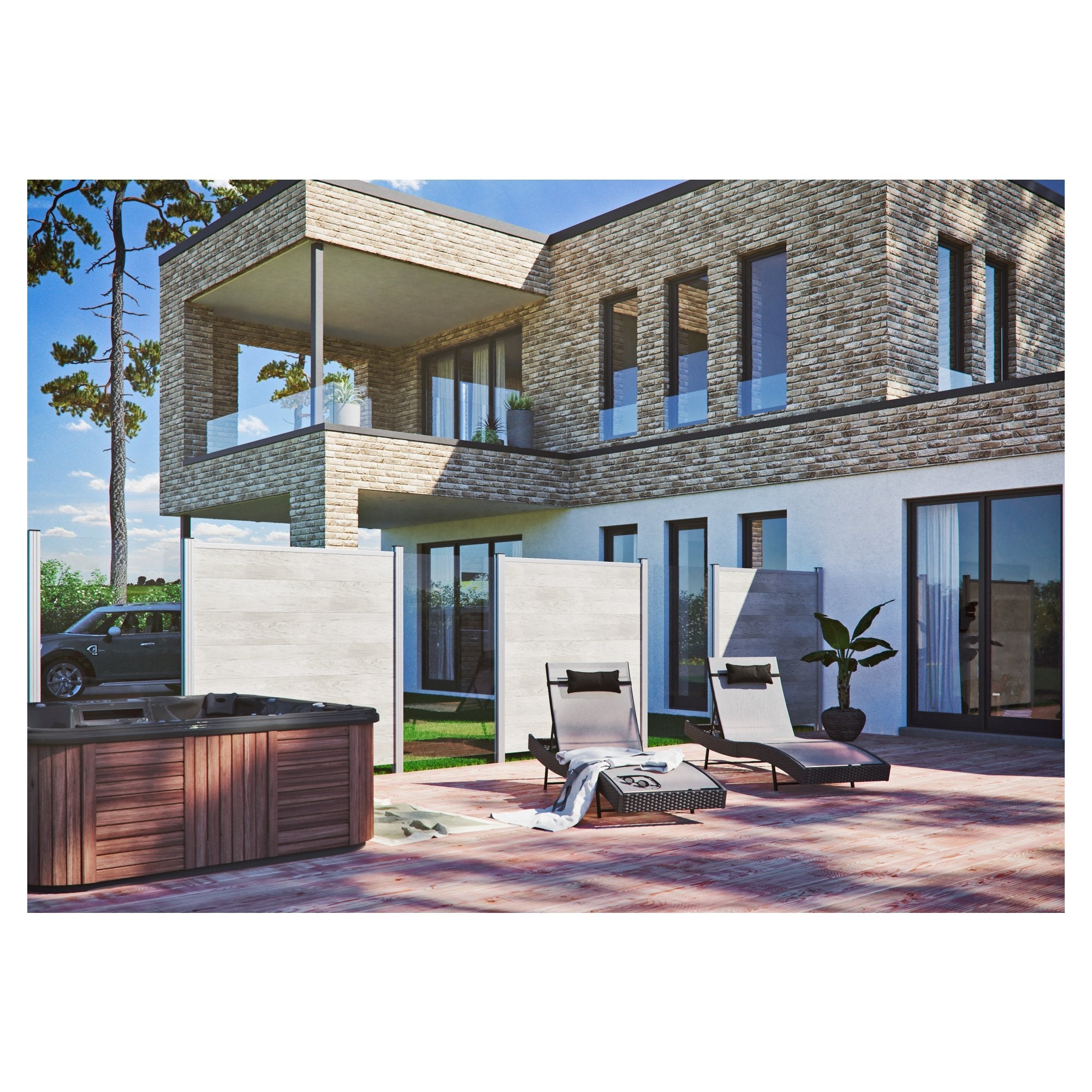 TJÖRN WPC - Zaun Erweiterungsset - zaunes