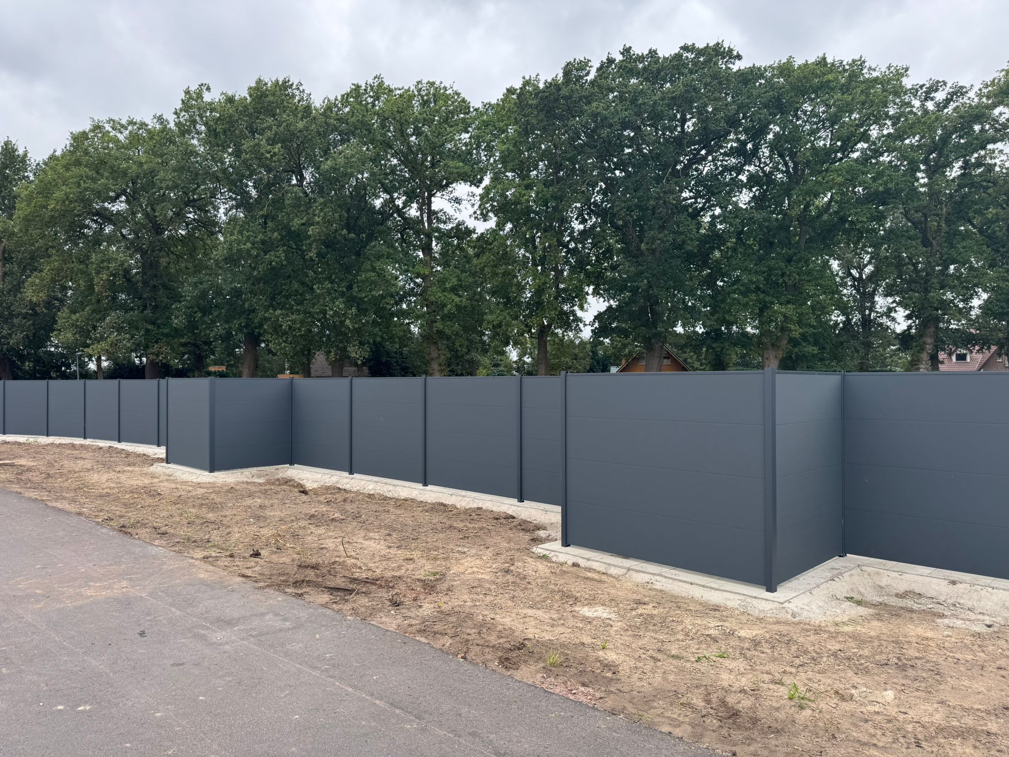 paneello Zaunpaket / Komplettset Lärm - & Schallschutz – modular, 27 dB, Made in Germany - Zaunes | Gartenzaun & Gartentor